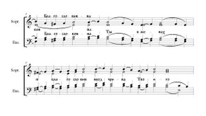 Богородице, Дево, радуйся. С.Трубачев. Бас