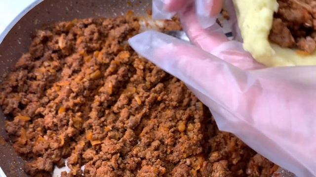 Что я делаю с ФАРШЕМ И КАРТОШКОЙ! Рецепт ВКУСНОГО УЖИНА. Сделайте этот невероятно вкусный РЕЦЕПТ!