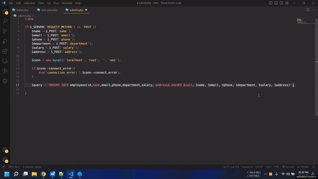 PHP MySQL Database Live Class | PHP Basic Tutorial | Class 22 | Web Development (PHP OOP CRUD)