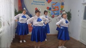 Васильковое платье