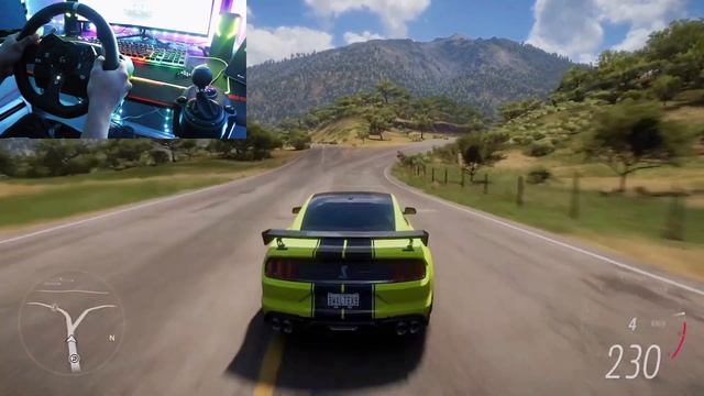 Ford Mustang ShelbY '20 | Forza Horizon 5 | Logitech g920 gameplay смотреть онлайн