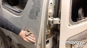 Правка металла заднего крыла лада ларгус часть 2