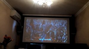 Домашний кинотеатр на основе проэктора BENQ W700