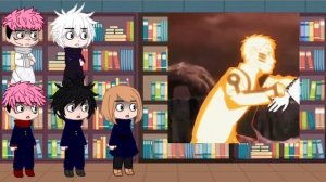 Jujutsu Kaisen react to Naruto as New Sorcerer | Gacha Art