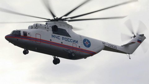 Подразделения МЧС получили пять новых вертолетов