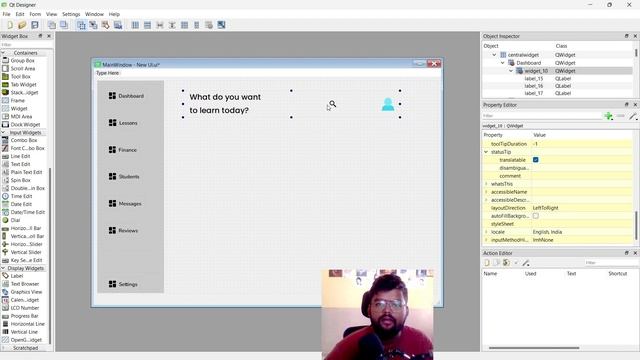 Dashboard using PyQT 5 and QT Designer | Python | GUI Series | PART 8 | Code to Win смотреть онлайн