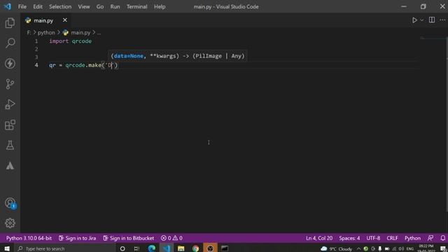 QR Code Generator in Python | Learn python by creating cool projects