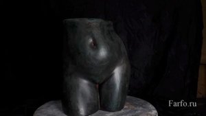 Ваза из литьевого камня