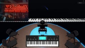 Qwerty piano with handcam