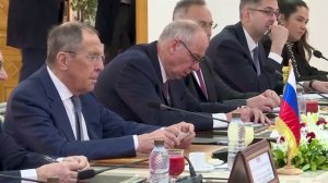 С.Лавров и Н.Аммар, Тунис, 21 декабря 2023 года