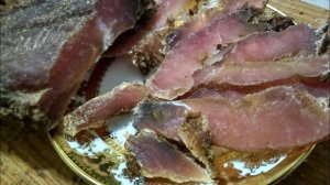 Вяленая грудка индейки рецепт//Как мариновать и вялить любое мясо.