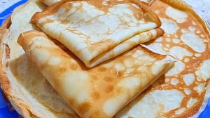 БЛИНЫ! Чудо Блинчики на Молоке Без Соды и Разрыхлителя🥞Ольгины Рецепты.