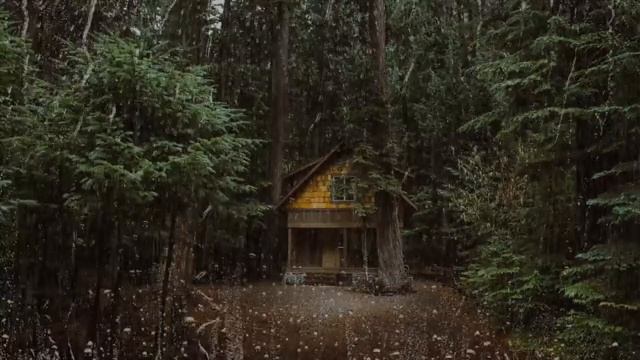 Шум Дождя по Крыше старой | Звуки дождя и грома для сна и радует душу смотреть онлайн