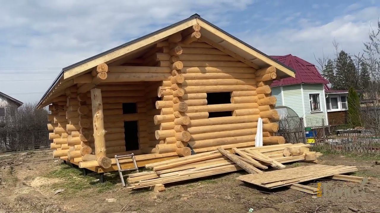 БЕЗУМНАЯ БАНЯ В ДИКОМ СТИЛЕ # Проект 6х8 под Крышу смотреть онлайн