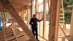 Каркасный дом из деревянной двутавровой балки "Строй и Живи".