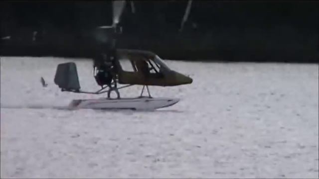 Russian float gyro-the first flight/первый взлёт российского поплавкового автожира смотреть онлайн
