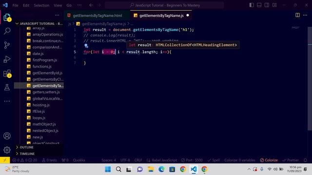 JavaScript DOM Tutorial: Master getElementsByTagName() | Tag-Based Element Manipulation [Hindi/Urdu