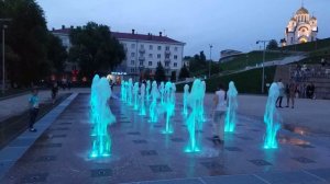 Поюще-танцующие фонтаны на набережной Самары. Часть 3.
