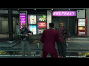 Заезженное клише/Хулиганы пристают к девушке Yakuza a Like Dragon