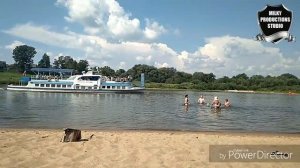 Пляж в г. Таруса на Оке