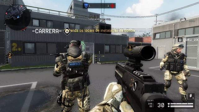 WarFace - #1 -Guerra de Clan - Plant The Bomb - D17 - H&K MP7 смотреть онлайн