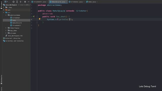 Abstraction in Java | Oops Concepts | Java Abstraction Explained | Abstract vs Interface | தமிழ் смотреть онлайн