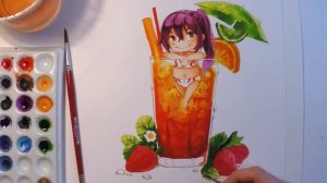 ❤Free Gou Watercolor Painting❤