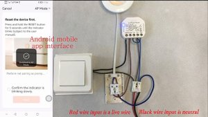 Tuya smart /Smart Life Smart Switch light switch wifi switch Module Network Pairing:Add manually