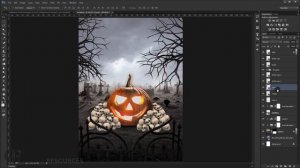 Halloween Flyer + PSD - Photoshop Tutorial