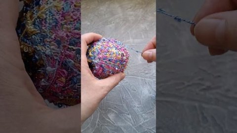 Вязаные тапочки. Какую пряжу я использовала для весенних тапочек?