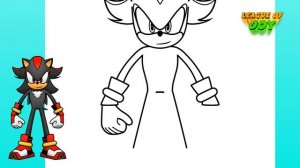 How to DRAW SHADOW - Sonic Boom