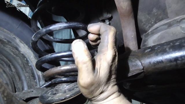 Снятие и установка задних пружин с заменой проставок Daewoo Lanos