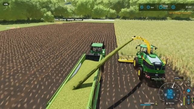 BIG CORN-SILAGE Harvest w/ JD9R & JD9700 | 5 MILLION Challenge | Farming Simulator 22 смотреть онлайн