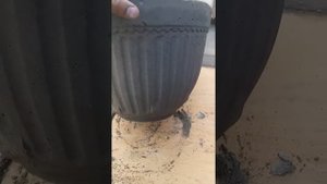 Вазон на дачу из бетона