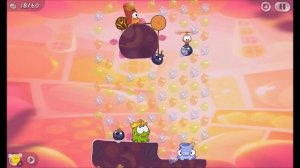 Cut the Rope 2 - Level 139 (3 stars, 60 fruits, 3 stars + don't use Roto's help)