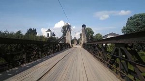 Река  Великая, город Остров/Псковская  область