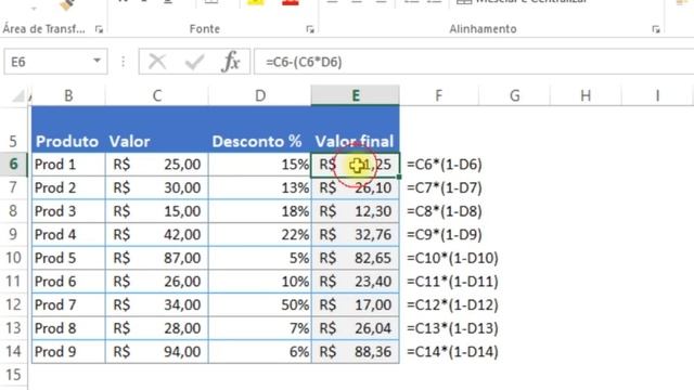 Como calcular PORCENTAGEM NO EXCEL | 6 formas Incrivelmente Fáceis e Úteis | PT 02 | EXCEL DETONADO смотреть онлайн