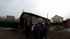 Замена фундамента под каркасным домом. Перенос дома