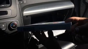 Установка салонного фильтра "Raf Filter" на Киа Соренто 2014г