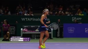 Dominika Cibulkova vs Svetlana Kuznetsova | 2016 WTA Finals Singapore Semifinal Highlights