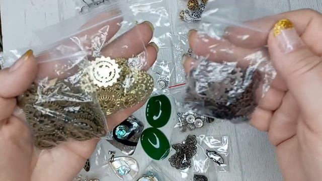 Покупка на али № 21. Бусины и фурнитура. смотреть онлайн