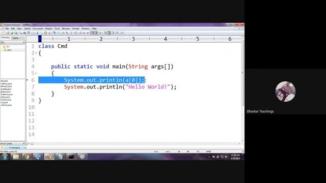 Core Java class-18 | Command Line arguments in Java | JAVA for beginners
