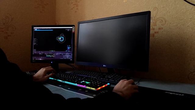 osu! | I'm playing osu without a monitor смотреть онлайн