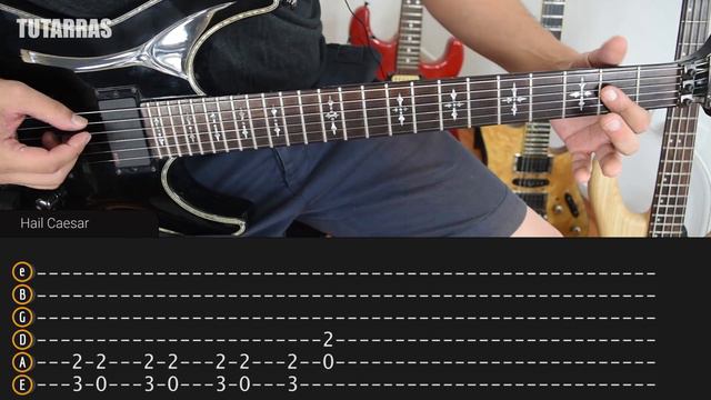 Riffs Legendarios !! Hail Ceasar de ACDC TUTORIAL GUITARRA смотреть онлайн