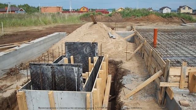 Свайно-ростверковый (буронабивной) фундамент под загородный дом смотреть онлайн