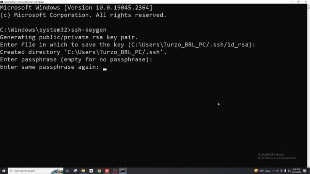 Create SSH Public Keygen on Windows | How to Generate SSH Key in Windows | SSH | id_rsa.pub key смотреть онлайн