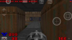 Игра первый DOOM 1 прохождение на Андроид планшете первый эпизод 1 карта E1M6 Дум 1 уровень 6 шестой