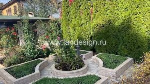 Декоративный огород в саду: пример