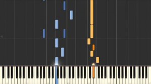 Adagio in G minor (Tomaso Albinoni) - Synthesia piano tutorial