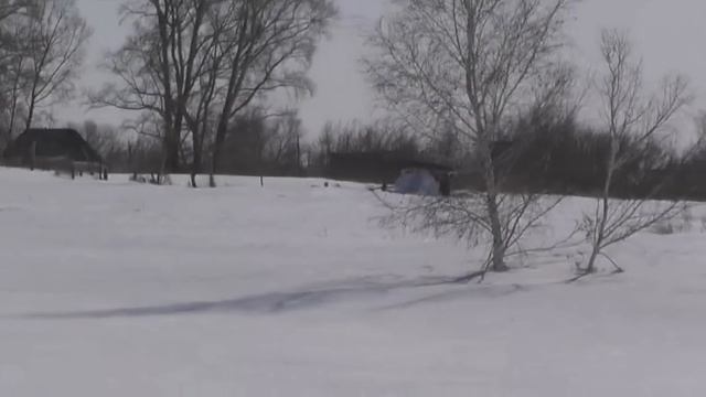 Пос. Потеряевка. Прорубь, лунки. Лагерный пруд. смотреть онлайн